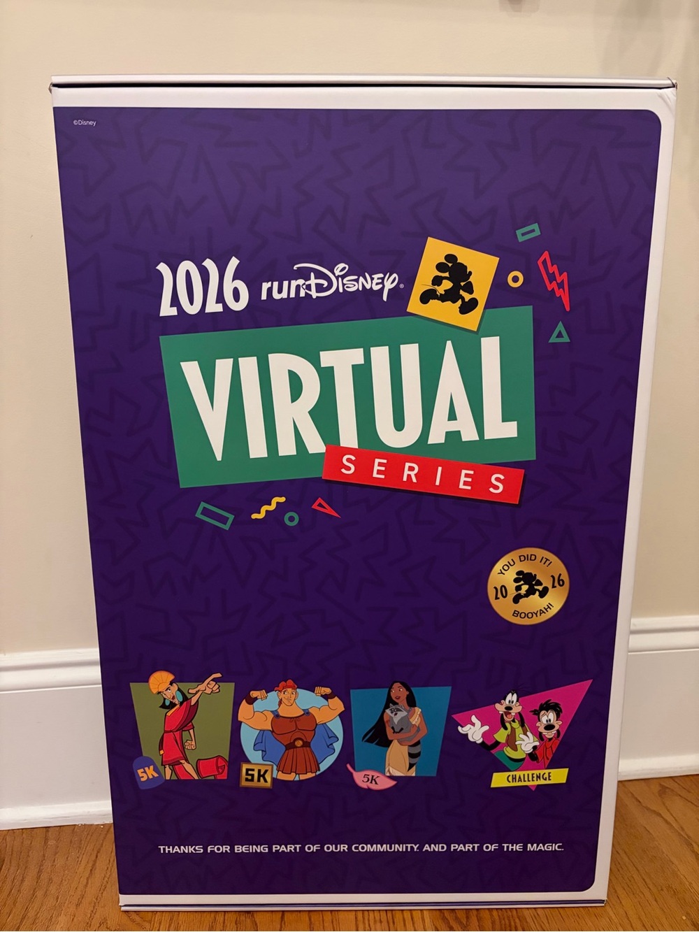 RunDisney 2026 Virtual Series Unopened with medals and accessories
